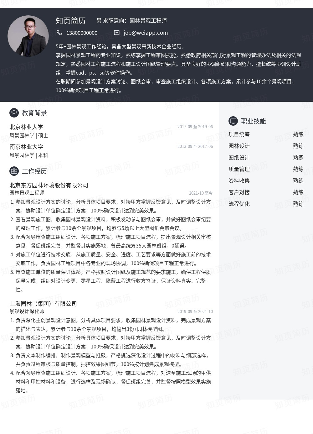 简历模板,个人简历模板大全,专业简历模板免费下载-知页简历